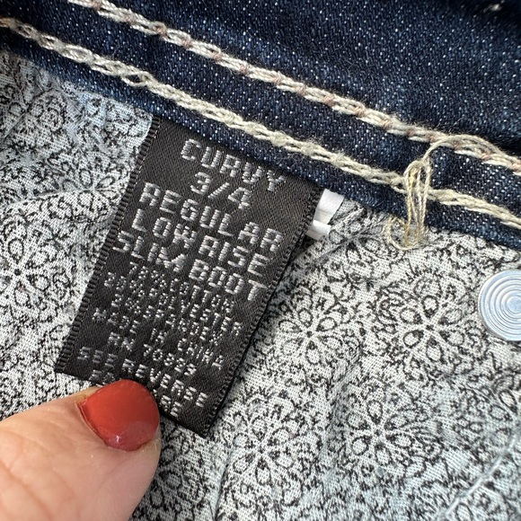 Rue 21 TwentyOne Black Size Curvy 3/4 Regular Low Rise Slim Boot - Picture 4 of 11